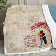 thumbnail image 3 of Together Since - Personalized Couple Blanket, 3 of 6