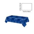thumbnail image 3 of Btomtd 70.86 x 42.51 inch Cobweb Halloween Table Cloth Themed Party Tablecloth Web Pattern Table Cloth Seasonal Decor Tablecloth, Blue, 3 of 6