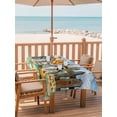 thumbnail image 2 of Outdoor Tablecloths with Umbrella Hole & Zipper, Sunflower 54x80 Inch Tablecloth Rectangle, Gnomes Summer Botanical Pastoral Wooden Waterproof Table Cloth, Patio/Pool/Picnic Table Covers, 2 of 8