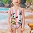 thumbnail image 2 of Pochacco Girls One Piece Swimsuits Hawaiian Summer Swimwear Beach Bathing Suit Outfits, 2 of 6