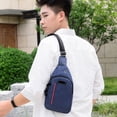 thumbnail image 6 of LONKITO Sling Bag for Men Crossbody Backpack, Small Sling Backpack Mens Shoulder Bag, Casual Daypack Hiking Bag for Travel, 6 of 8