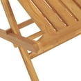 thumbnail image 4 of vidaXL Folding Patio Chairs 8 pcs 18.5"x18.5"x35" Solid Wood Teak, 4 of 5