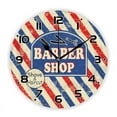 thumbnail image 2 of Vintage Barber Pole Decorative Wall Watch for Barber Shop Haircut Barbershop Large Wall Clock for Hair Stylist Hairdresser Gift（12 Inch）, 2 of 6