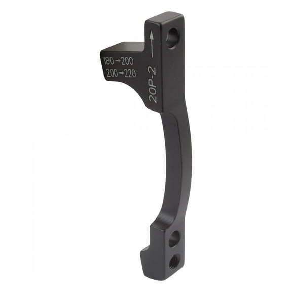 SRAM Post Bracket 20 P 2 Disc Brake Adaptor - For 200mm and 220mm Rotors Only, Includes Bracket and Stainless Steel