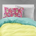 thumbnail image 2 of Day of the Dead Pink Fabric Standard Pillowcase, 2 of 2