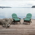 thumbnail image 2 of ARDEN Oceantex Outdoor Plush Modern Tufted Adirondack Cushion, 2 Pack, 20 x 18, Water Repellent, Fade Resistant 20 x 18, Seafoam Green, 2 of 9