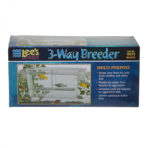 Lees 3 Way Breeding Tank 6 75 L X 3 W X 3 H Walmart Com Walmart Com