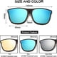 thumbnail image 2 of Clip-on Sunglasses - 3 Pair Oversized Polarised Clip On Sunglasses For Men Women, 2 of 5