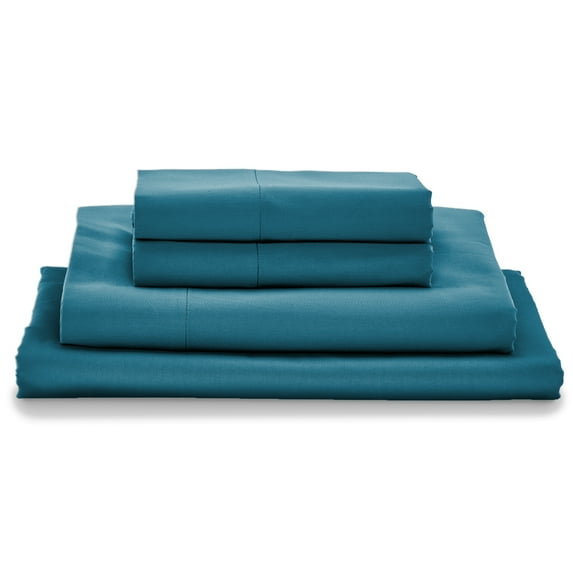 MyPillow Long Staple Egyptian Cotton Giza Dreams Bed Sheet Set, California King Size, Lake Blue