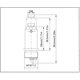 thumbnail image 2 of Basin Waste Bolt Replacement Bathroom Spare Part Pop-up Valves Wash Brass Valve Screws Bathtub Click Clack Slotted Plug Assembly Easy Pop Up Spring Me, 2 of 4