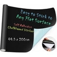 thumbnail image 1 of Reusable Chalkboard Wall Decor, Customizable Slate Paper With Self-Adhesive Backing For Easy Application And Removal, Durable Smooth Writing Surface For Home, Classroom, Office Use (44.5X200cm), 1 of 5