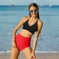 thumbnail image 4 of Kids Swimsuits Backless Halter Two Piece Swimwear with Chest Pad Bathing Suits for Kids 7-8 Years, 4 of 5