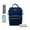 Black, variant on Lequeen Mommy Bag Multifunctional Backpack Large Capacity Maternal And Baby Bag Mom Bag Cross-Border Backpack Upgraded Version,Blue