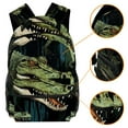 thumbnail image 3 of Lightweight Backpack Crocodile School Bag Travel Laptop Daypack for Men Women Casual Rucksack, 3 of 6