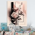 thumbnail image 2 of Designart Hyperrealistic Minimalism Abstract Roses II Canvas Wall Art, 2 of 5