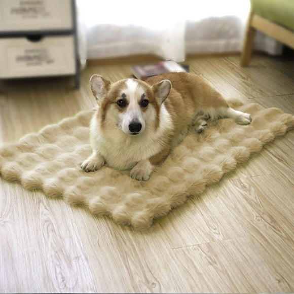 TopLLC Christmas Tree Ornaments, Christmas Decorations Bubble Fleece Pet Mat Winter Dog Mat Warm Thickened Cats Sleeping Mat Blanket Cats Litter Pet Dog Litter Warming Litter Pampering pads