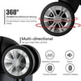 thumbnail image 5 of SHOWKOO Luggage Sets Expandable PC+ABS Durable Suitcase Double Wheels TSA Lock Black 3pcs­, 5 of 5