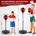thumbnail image 3 of Set de sacos de boxeo NATGGZ de altura ajustable para niños de 3 a 10 años, 3 of 7