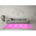 thumbnail image 3 of Ahgly Company Indoor Square Oriental Pink Traditional Area Rugs, 4' Square, 3 of 4
