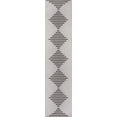 thumbnail image 2 of JONATHAN Y SANTA MONICA 2 x 8 Runner Rug, Vinales Diamond Stripe - Light Gray/Black, SMB204B-28, 2 of 7