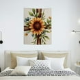 thumbnail image 5 of ZFLMY Cross Sunflower Tattoo Tapestry Wall Art for Home Decoration 30*40in, 5 of 5