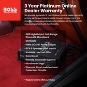 Boss Audio R1100M Riot 1100W Monoblock A/B Car Audio Amplifier Bass Remote