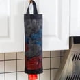 thumbnail image 3 of Wosthever 2 unids/set bolsas de basura plegables de malla colgante tamaño adecuado para ahorrar espacio conveniente para cocina fácil, 3 of 6