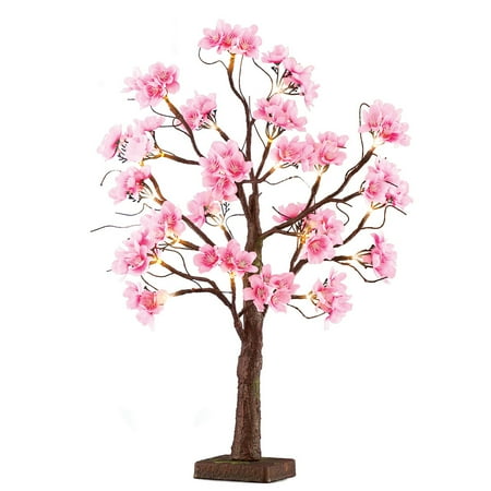 Lighted Pink Cherry Blossom Tree Branches Indoor Tabletop Lighted Pink Cherry Blossom Tree Branches Indoor Tabletop