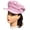 Light Pink, variant on PU Leather Liner Diamond Fiddler Cap Newsboy Cabbie Baker Boy for Women Pageboy Visor Elastic Back