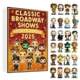 thumbnail image 1 of Classic Broadway Show Advent Calendar 24 Days Countdown Gift Ornaments, 1 of 9