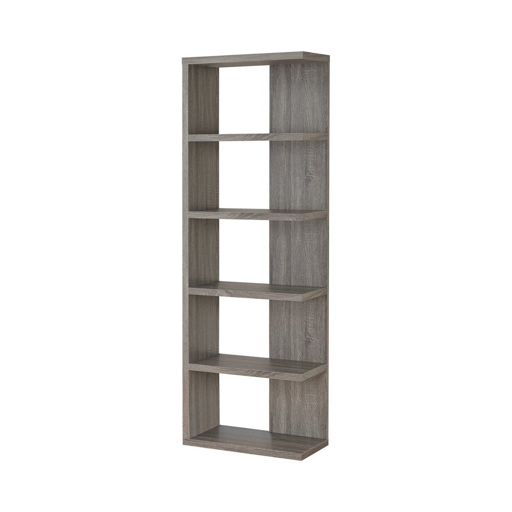 5tier Bookcase Weathered Grey
