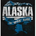 thumbnail image 2 of Alaska The Upper Class Hilarious Womens Slim Fit Graphic Tee Brisco Brands S, 2 of 3