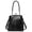 Black, variant on BadPiggies Retro PU Leather Handbags for Women, Kiss Lock Crossbody Tote Bag Stylish Shoulder Purses - Coffee
