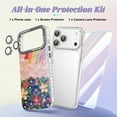 thumbnail image 7 of GALAPROX Flower Case for iPhone 17 Pro Case 6.3''[2025],Oil Painting Printed Pattern with Screen/Camera Protector for Girls Women, 7 of 7