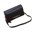 thumbnail image 4 of Bolso bandolera y cartera para teléfono de gran capacidad para mujer, minibolso versátil negro, 4 of 8
