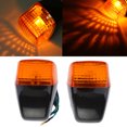 thumbnail image 2 of 2 uds, luces LED ámbar indicadoras de señales de giro para motocicleta para Honda Orange naranja Sunnimix Gire las luces indicadoras de señal, 2 of 8