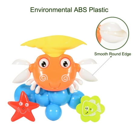 baby crab bath toys for toddler and baby - super interactive bathtub