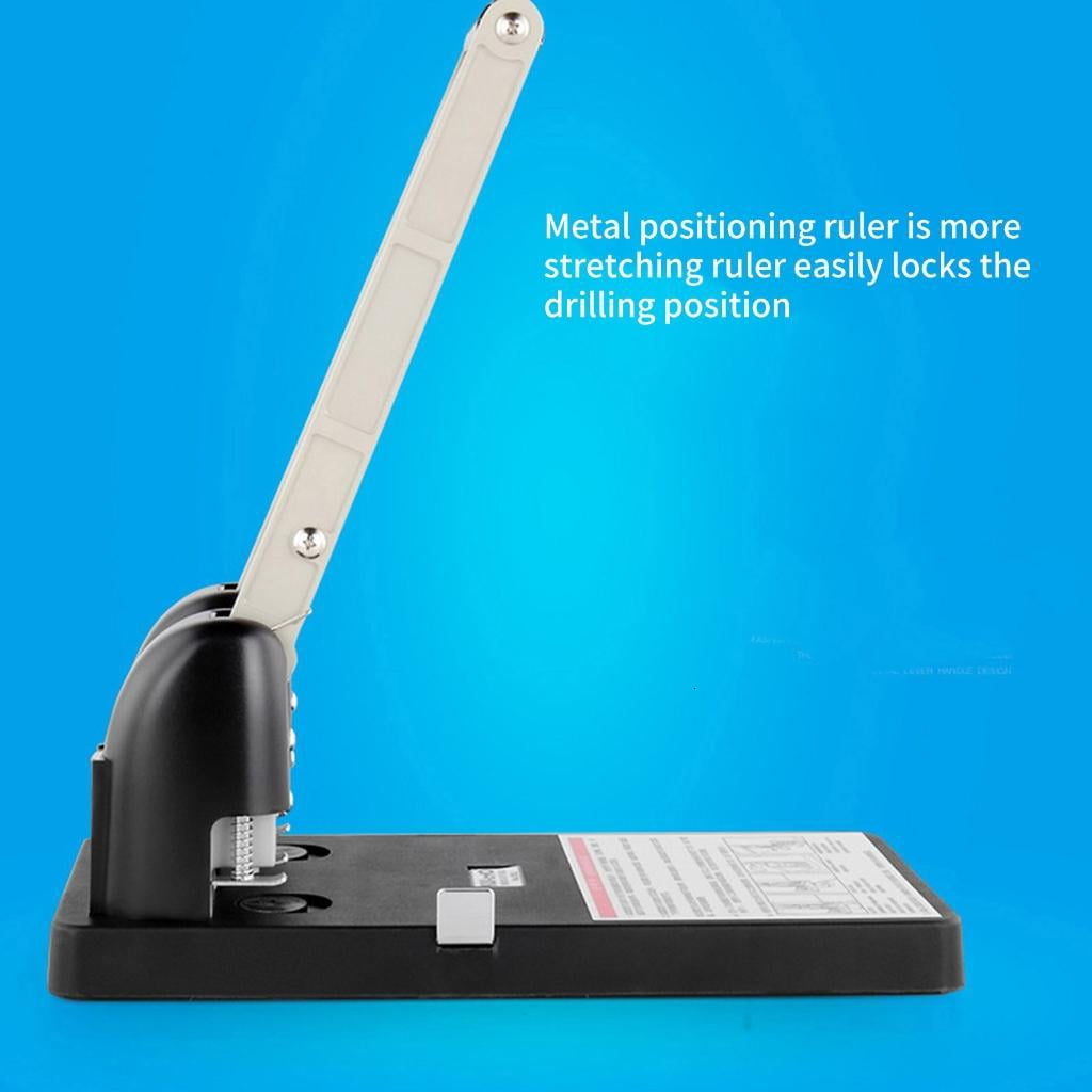Heavy Duty 2 Hole Puncher 150 Sheets Paper Hole Puncher Industrial Hole Punches For Paper PVC Laminated Sheets Cardstock