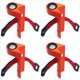 thumbnail image 1 of 4X Poste de Centrado Ensamblaje de Burbuja de Nivelador de Poste de Fibra de Carbono Correa de en ÁNgulo Recto Vertical PortáTil Naranja, 1 of 4