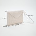 thumbnail image 4 of Bolso de sobre de verano Bolso de playa tejida a mano informal portátil para ir de compras (estilo 1), 4 of 8