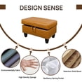 thumbnail image 6 of Faux Leather Storage Ottoman for Living Room, 6 of 7