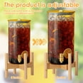 thumbnail image 3 of 2Pcs Beverage Dispenser Stand Wood Pitcher Stand Holder Adjustable Beverage Jug Stand Easy to Install Water Pitcher Stand Dispenser Stand Water Filter Stand for Parties Home, 3 of 11
