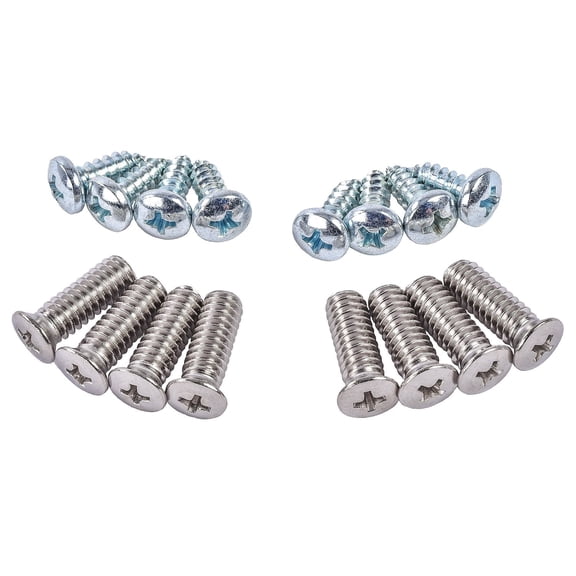 JEGS 16-Piece Door Panel Screw Set for 1967-1971 Chevrolet & GMC C/K Truck, SUV, Suburban