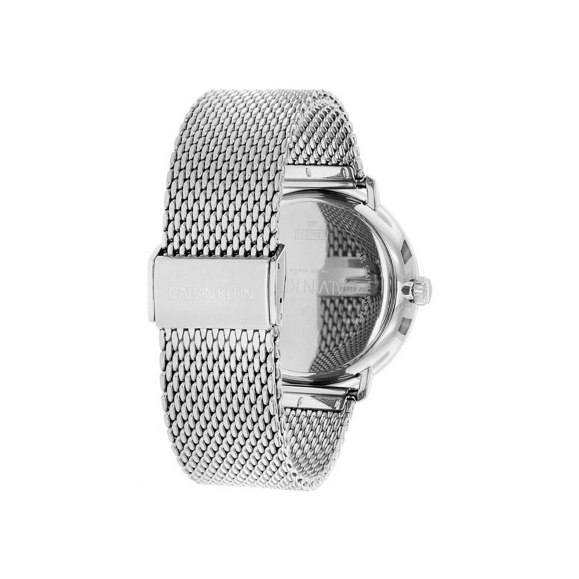 CALVIN KLEIN High Noon Quartz Silver Dial Men s Watch K8M21126 Walmart
