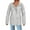 Silver, variant on Sentmoon Wind Breaker Jacket Womens Oversized Drawstring Hooded Neck Long Sleeve Women Winter Coats Zipper Solid Color Windproof Waterproof Travel Clothes Women Fall and Winter