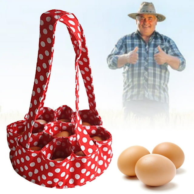 Sac de Rangement Léger et Portable pour Oeufs avec Poignée pour Fournitures Alimentaires Ménagères de Cuisine