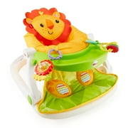 Fisher-Price Sit-Me-Up Floor Seat With Toy Tray, Lion