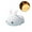 White-256, variant on Night Light, Cute Silicone Rabbit, Touch-activated Led, Eye-protecting Warm & Color Modes, Nursery or Bedroom, Festive Holiday Decor
