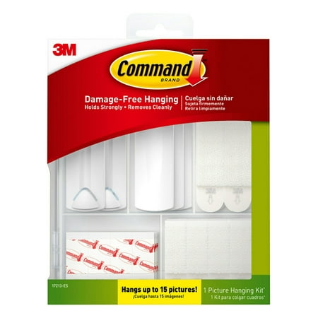 

Picture Hanging Kit White/clear Assorted Sizes 38 Pieces/pack | Bundle of 5 Kits