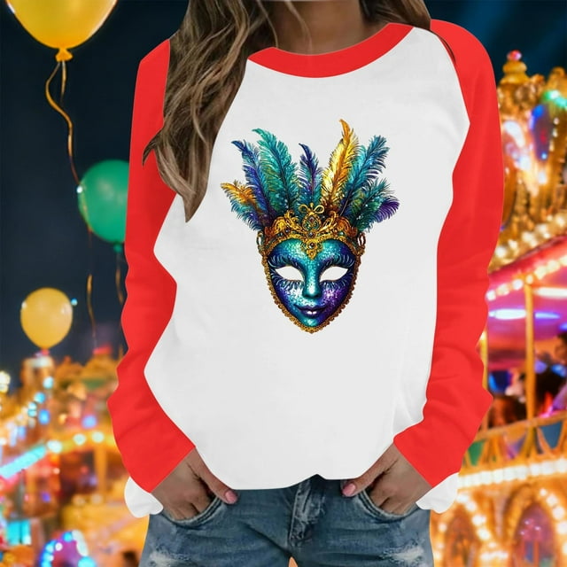 TaTaai Hoodies Shirts for Women Early Fall Long Sleeve Tops Vintage Graphic Outfits Tops Fashion Pullover Tees Gift